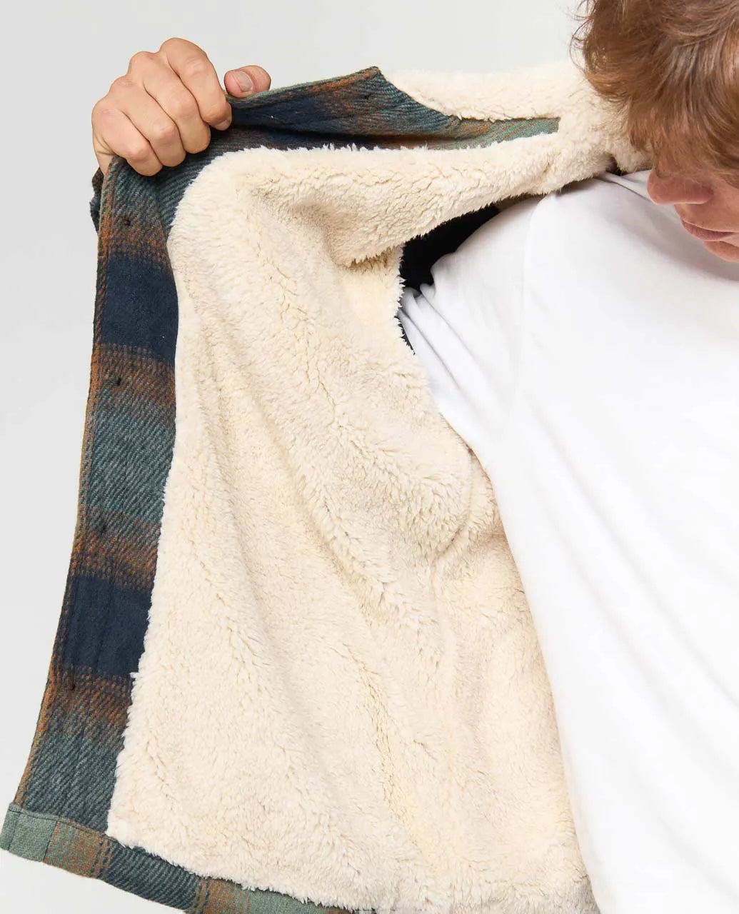 Ripcurl Bells Sherpa Jacke Cactus Green