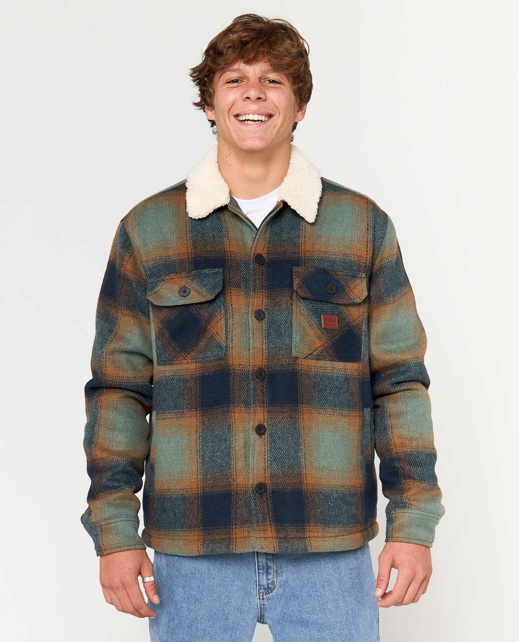 Ripcurl Bells Sherpa Jacke Cactus Green