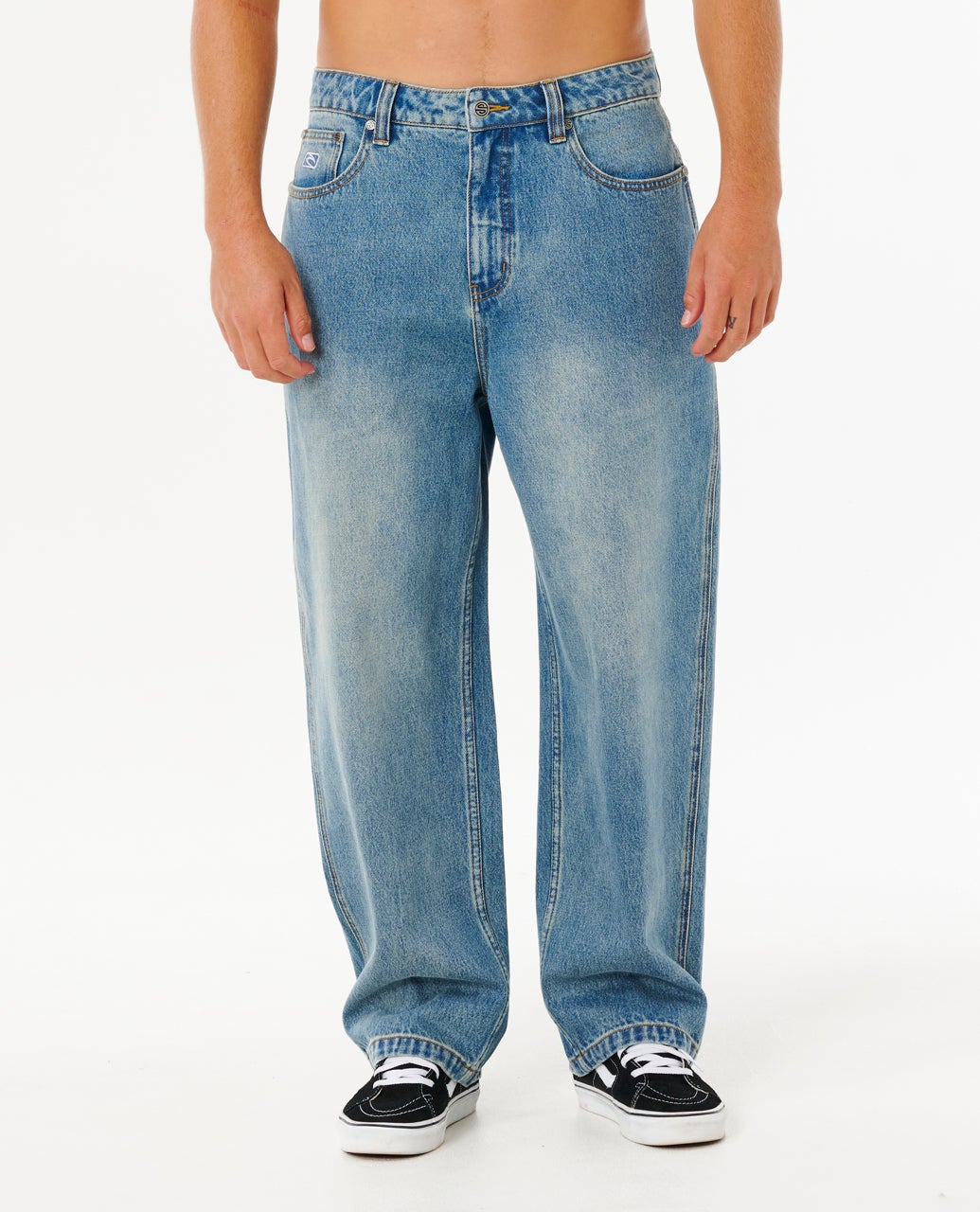 Ripcurl Inner Visions Denim Pant Light Dirty Blue - Vorderansicht