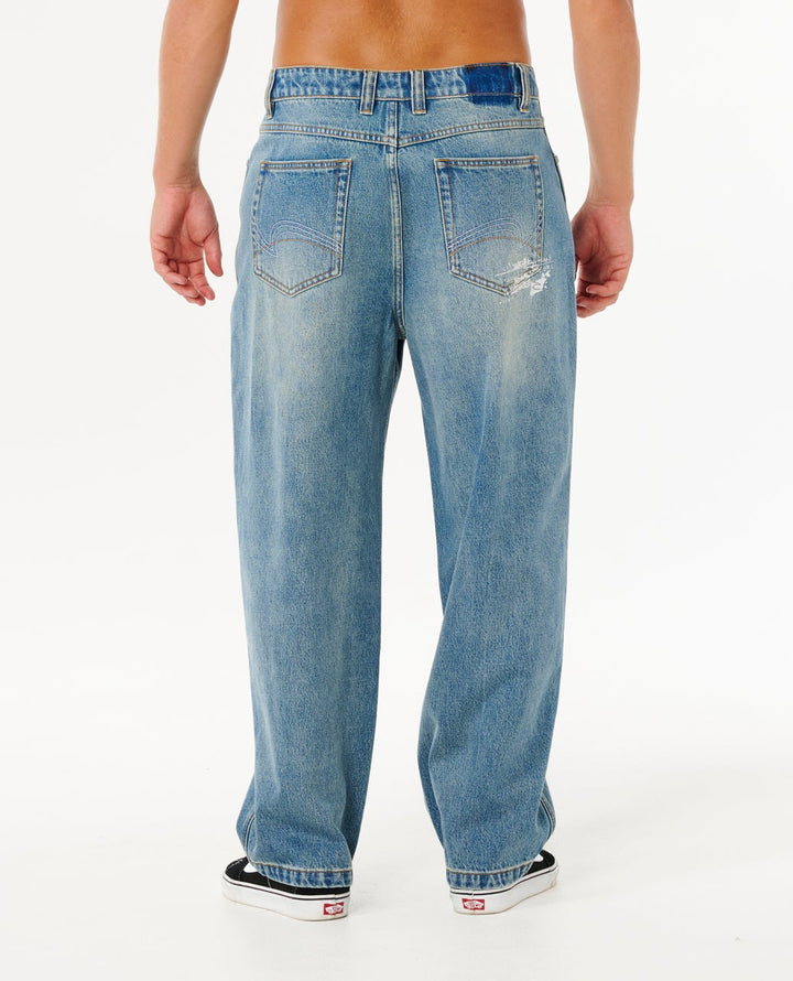 Ripcurl Inner Visions Denim Pant Light Dirty Blue - Detail Nähte