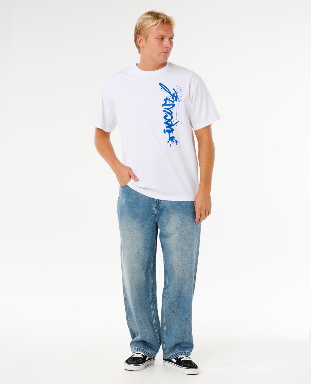 Ripcurl Inner Visions Denim Pant Light Dirty Blue - Detail