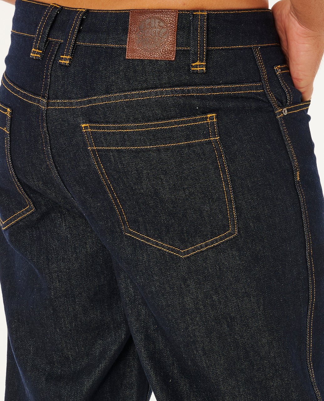 Ripcurl Premium Surf Raw Denim Pant Dark Navy - Detail