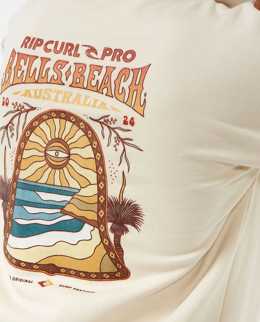 RipCurl Pro Bells Beach 2024 Hoodie - Vintage White