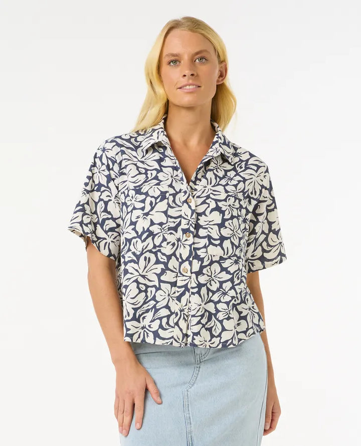 Ripcurl Las Dalias Shirt Hemd - Navy