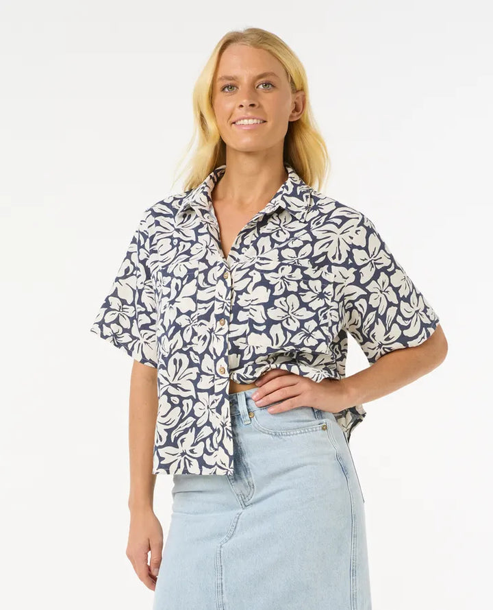 Ripcurl Las Dalias Shirt Hemd - Navy