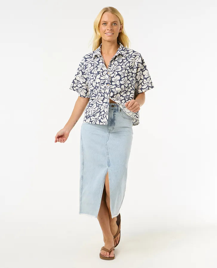 Ripcurl Las Dalias Shirt Hemd - Navy