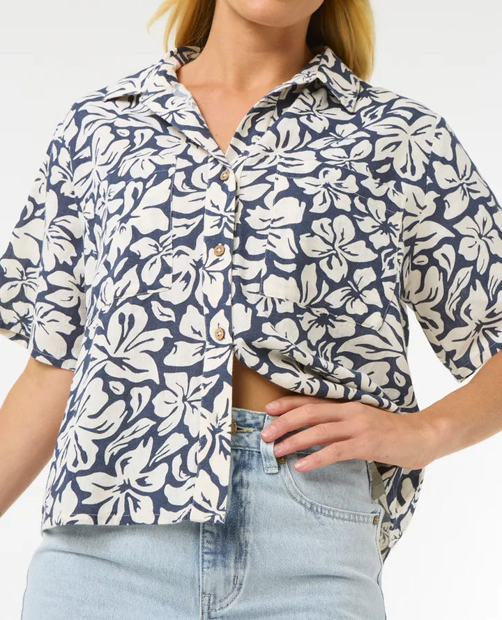 Ripcurl Las Dalias Shirt Hemd - Navy