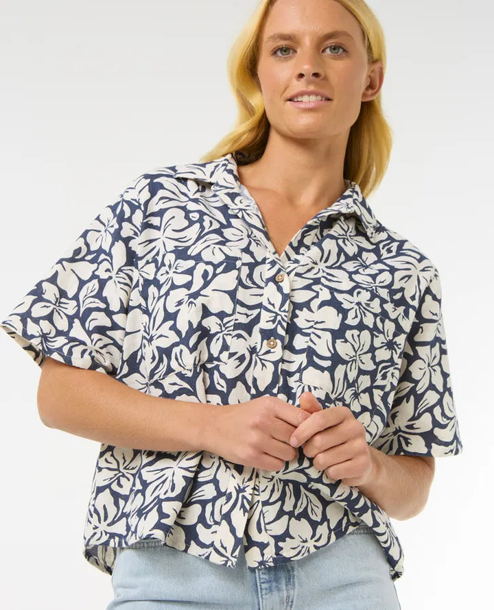 Ripcurl Las Dalias Shirt Hemd - Navy