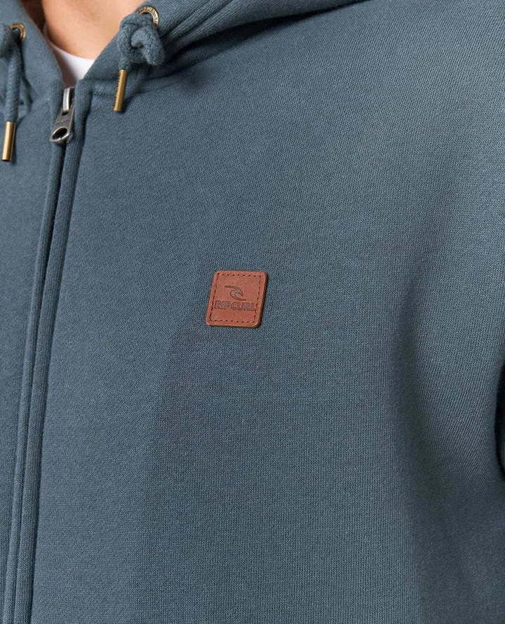 Ripcurl Icos Lined Pullover Zip Hoodie - Pine Night Navy