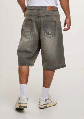 Karl Kani OG WASHED RELAXED BAGGY JORTS - Grau