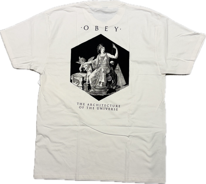 Obey ARCHITECTURE OF THE UNI CLASSIC T-SHIRT - Vintage White