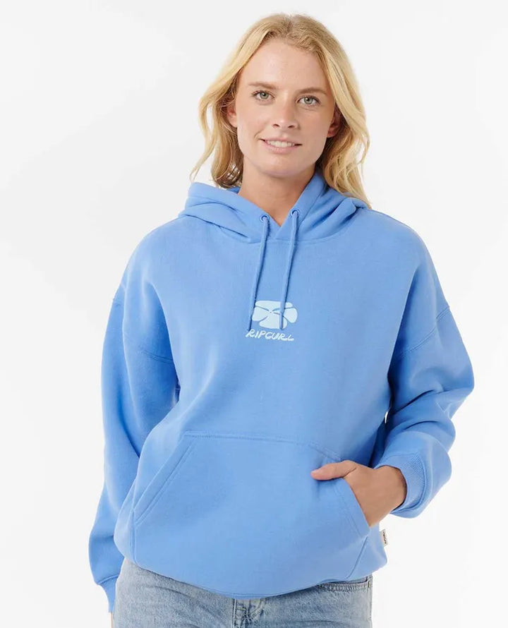Ripcurl Oceanic Heritage Hoodie Blau