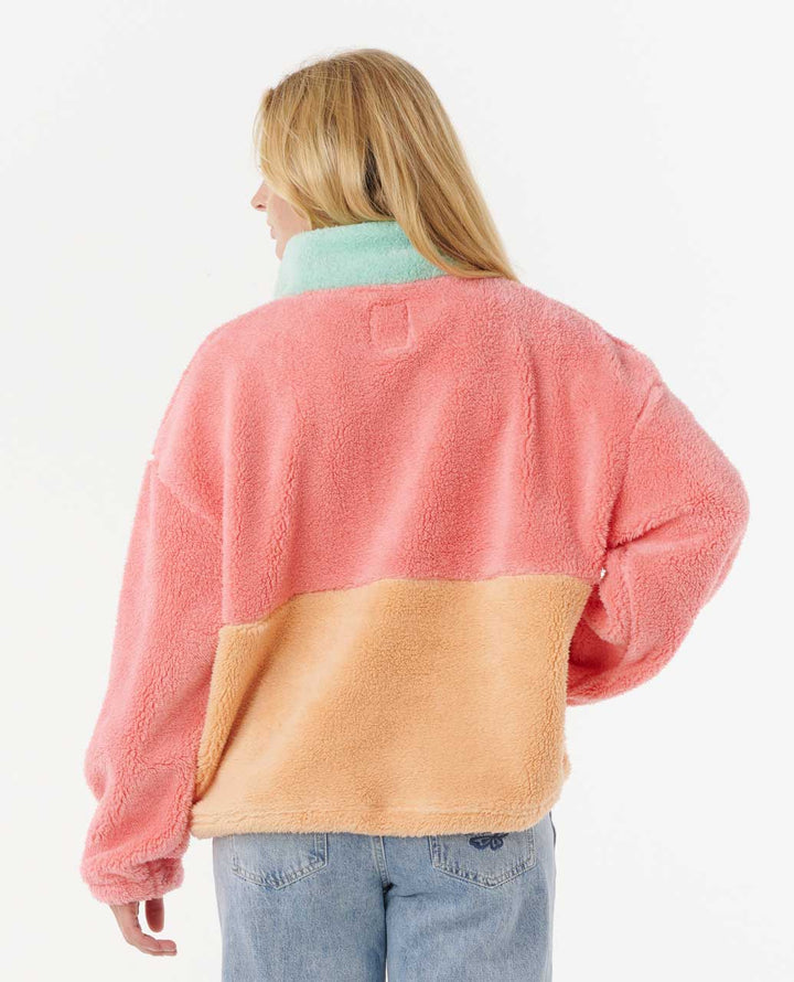 Ripcurl Block Party Fleecejacke - Pink