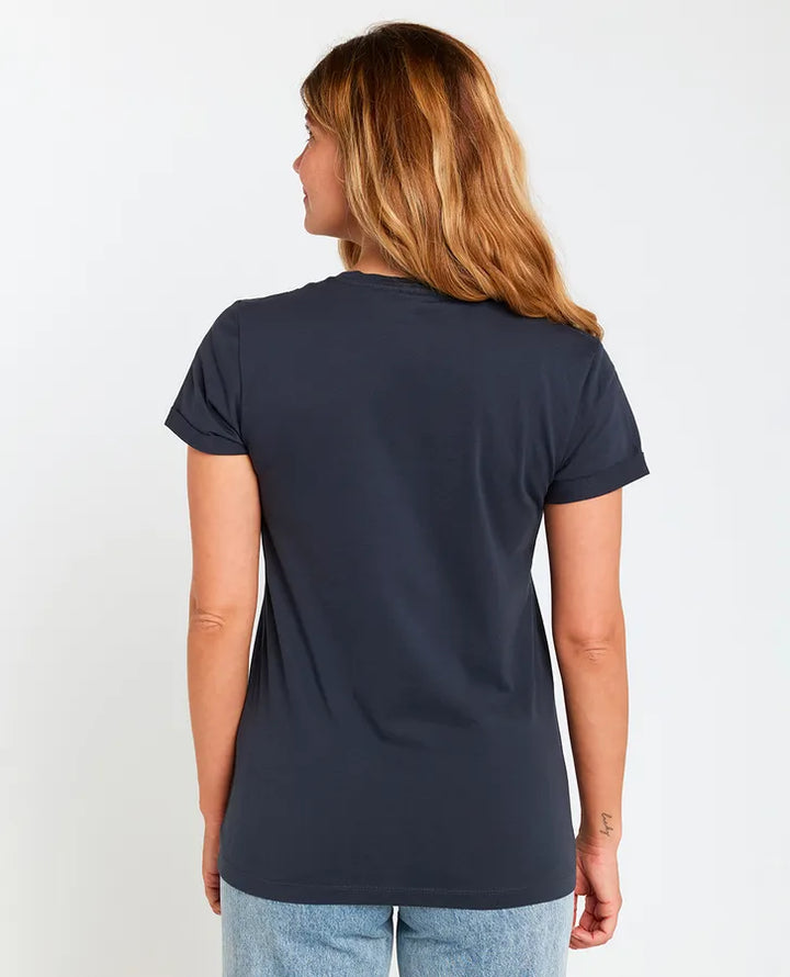 Ripcurl Re-Entry V Neck Woman T-Shirt - Navy