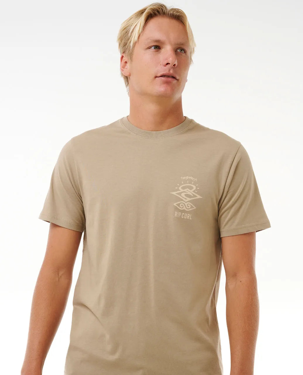 Ripcurl Search Icon T-Shirt - Sand Dune