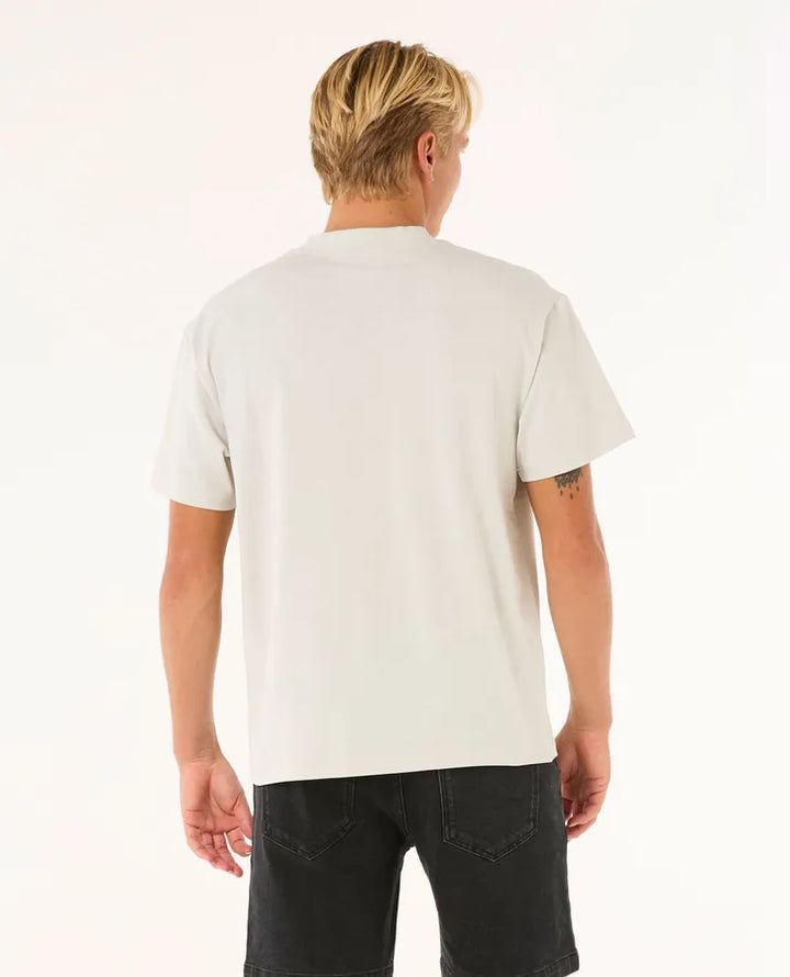 Ripcurl Search Embroidery T-Shirt - Iced Grey