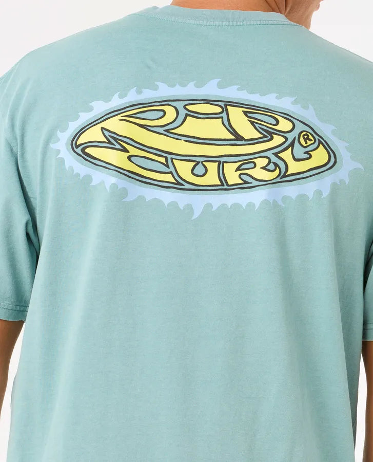 Ripcurl Raw Energy Sloth T-Shirt - Blue Lagoon