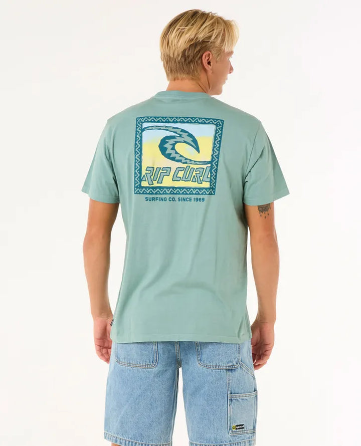 Ripcurl Raw Energy Trad T-Shirt - Blue Lagoon