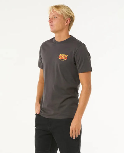 Ripcurl Keep On Trucking T-Shirt - Washed Black
