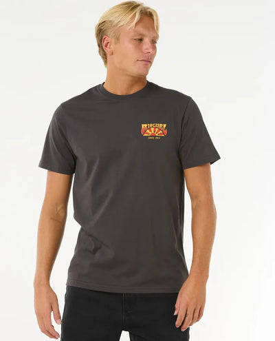 Ripcurl Keep On Trucking T-Shirt - Washed Black