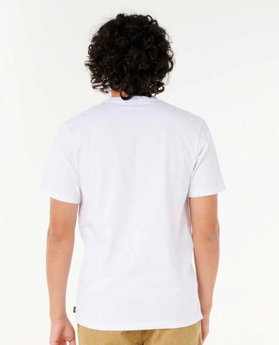 Ripcurl T-Shirt Hibiskus Aots Cody Welsh White