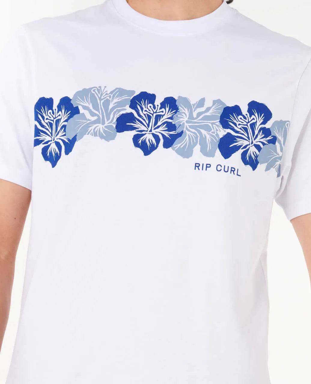 Ripcurl T-Shirt Hibiskus Aots Cody Welsh White