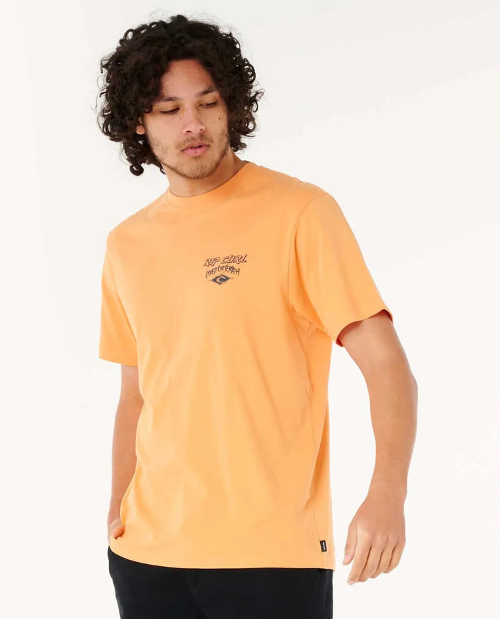 Ripcurl T-Shirt Lived The Search Mandarin Zest