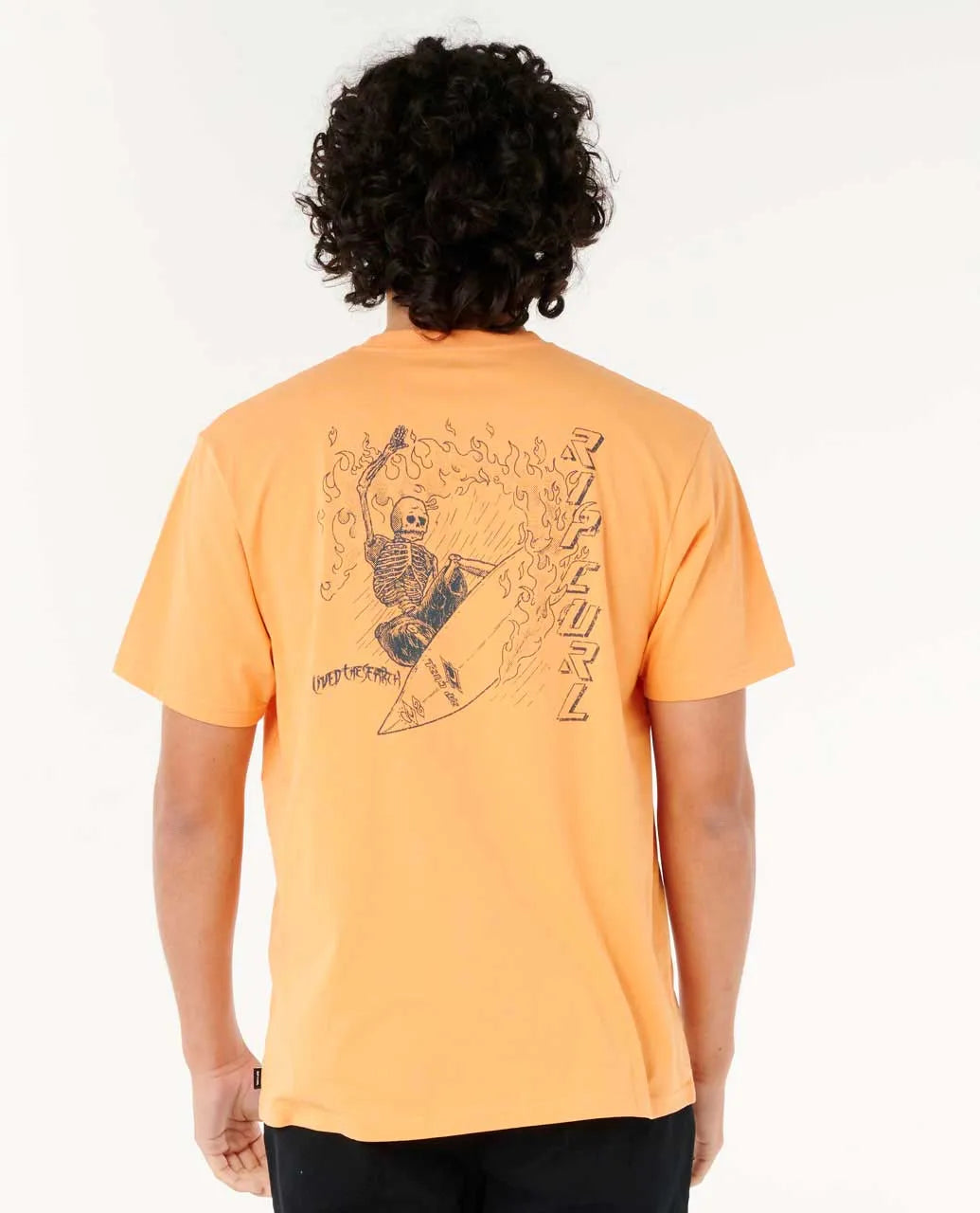 Ripcurl T-Shirt Lived The Search Mandarin Zest