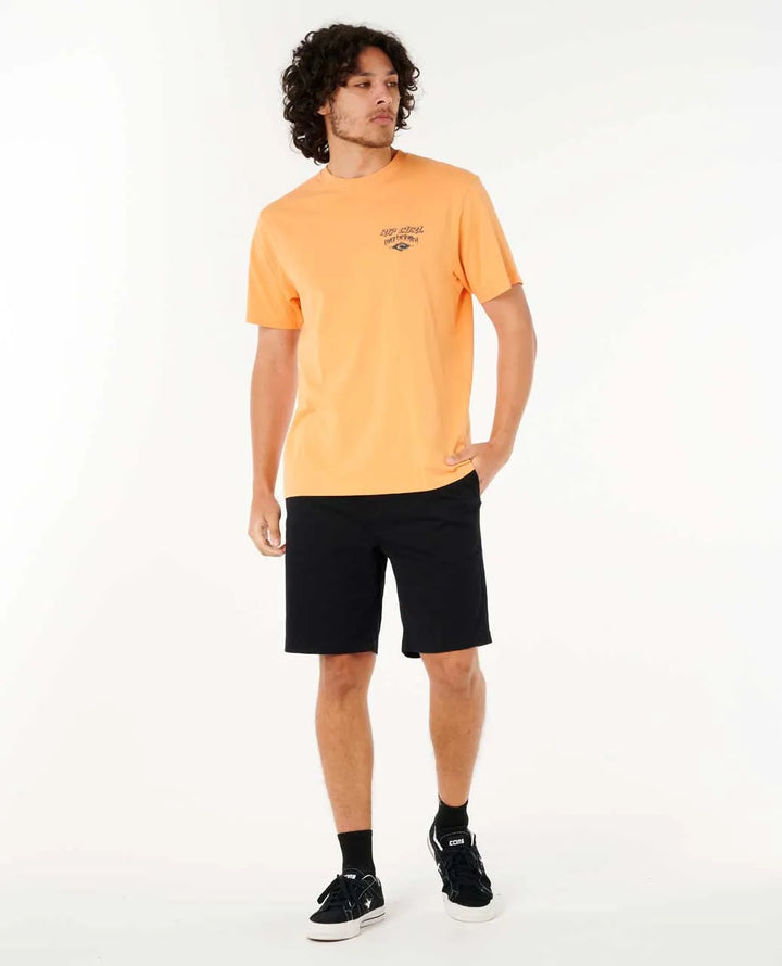 Ripcurl T-Shirt Lived The Search Mandarin Zest