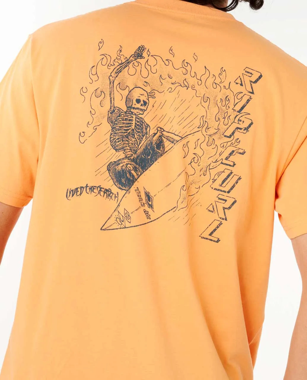 Ripcurl T-Shirt Lived The Search Mandarin Zest