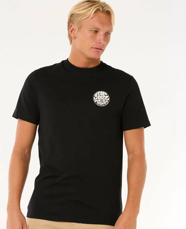 Ripcurl Wettie Icon T-Shirt - Black