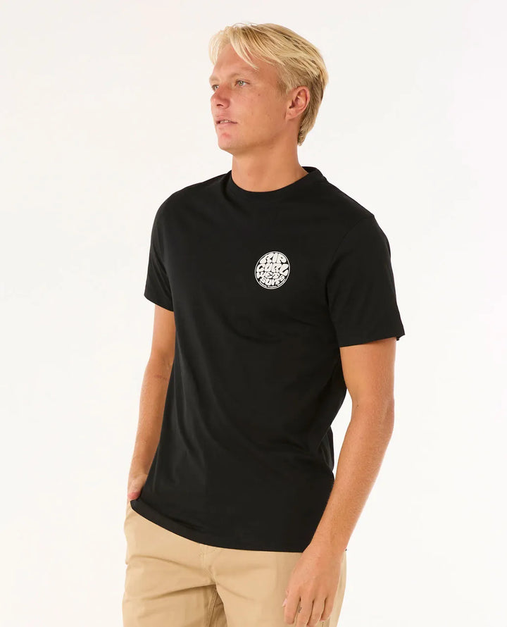 Ripcurl Wettie Icon T-Shirt - Black