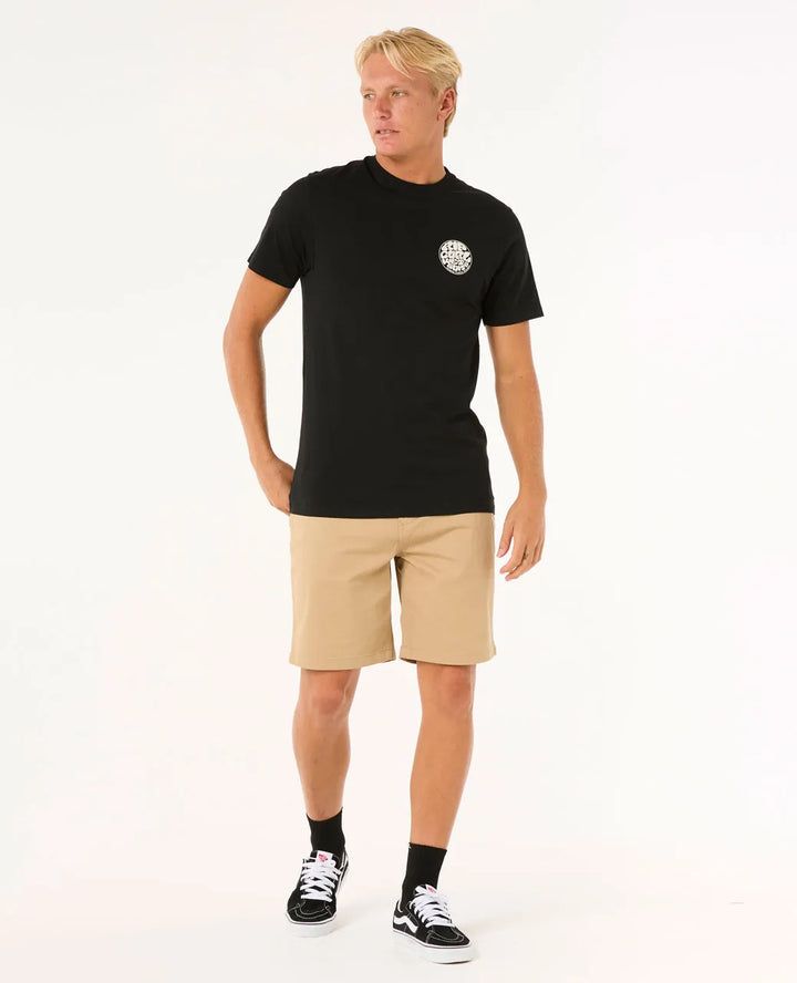 Ripcurl Wettie Icon T-Shirt - Black