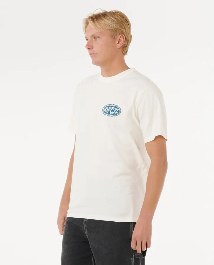 Ripcurl Raw Energy De Oval T-Shirt - Bone