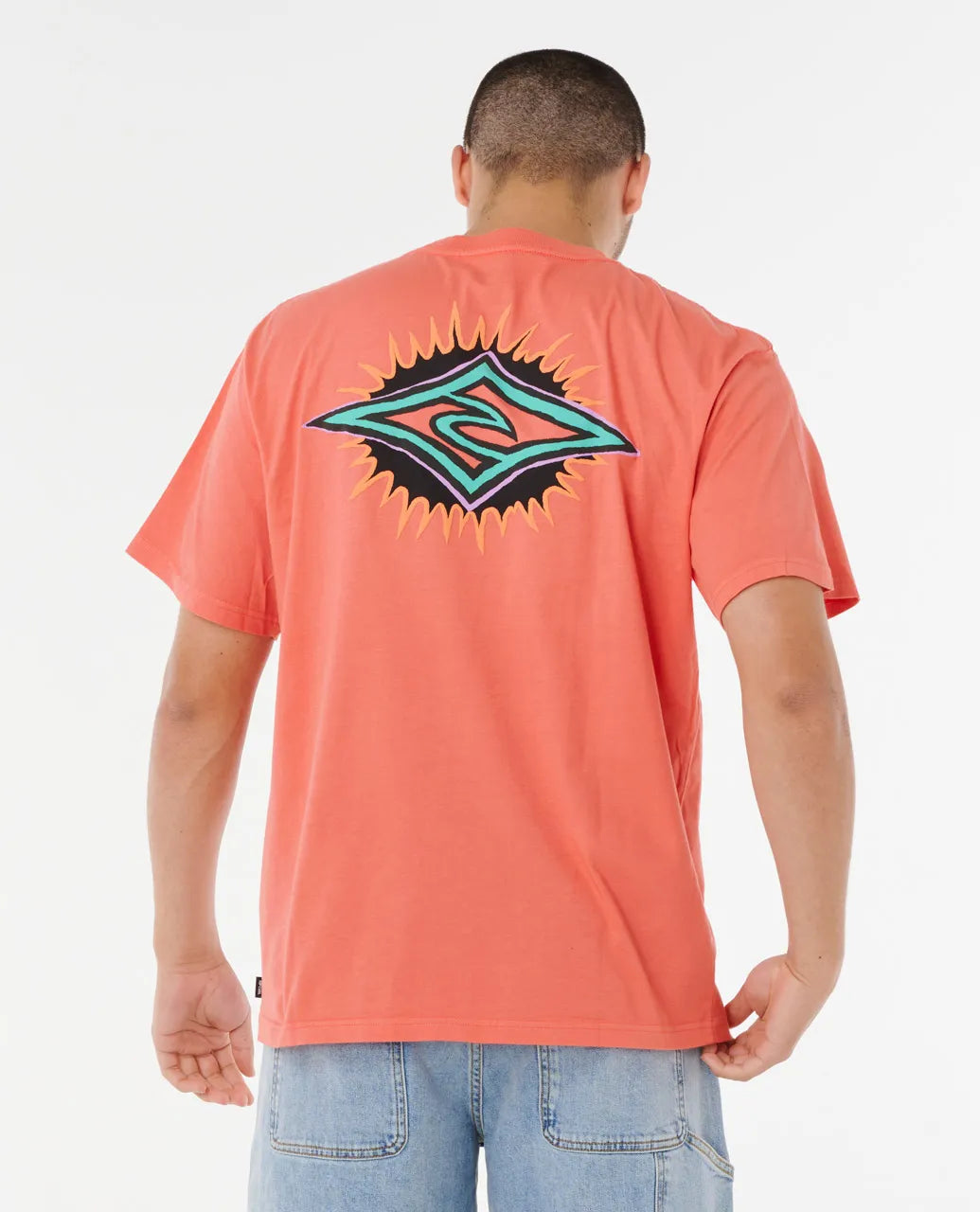 Ripcurl Raw Burst Tee  Rose Sky