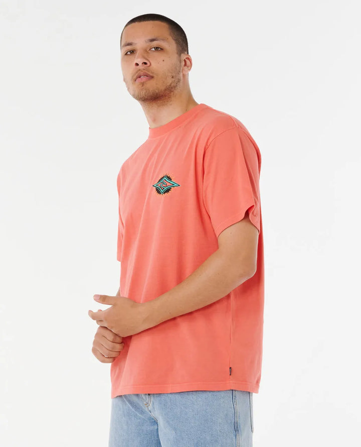 Ripcurl Raw Burst Tee  Rose Sky