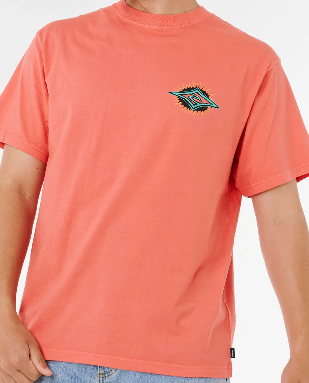 Ripcurl Raw Burst Tee  Rose Sky