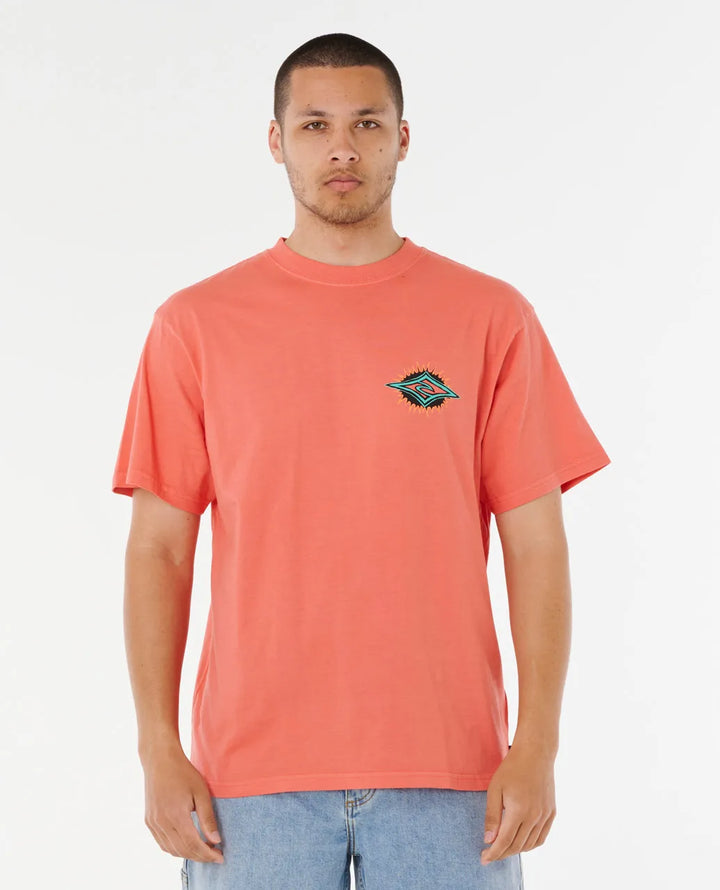 Ripcurl Raw Burst Tee  Rose Sky