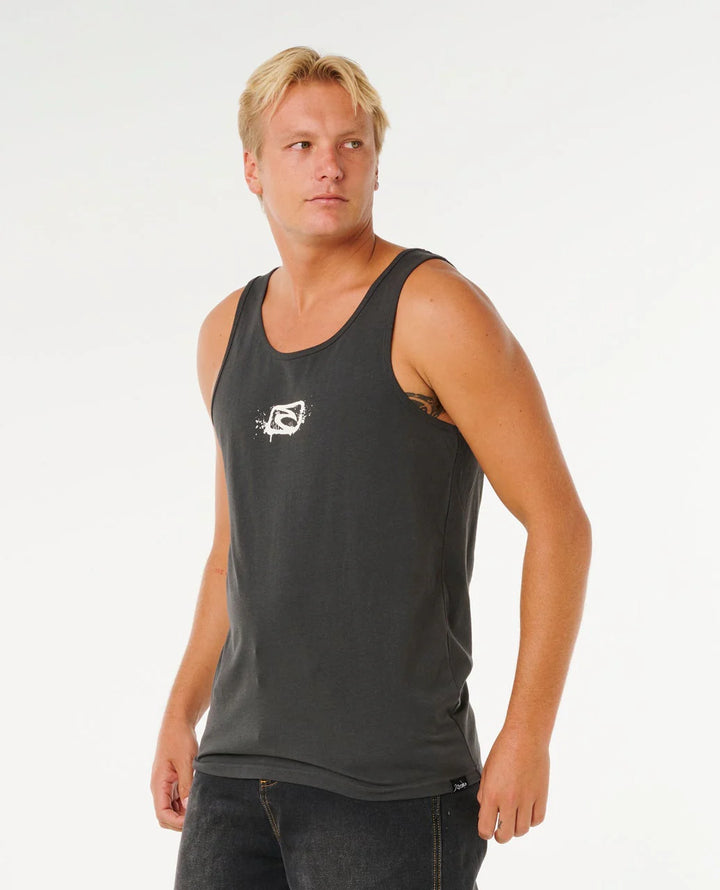 Ripcurl Tank Top Inner Visions - Washed Black