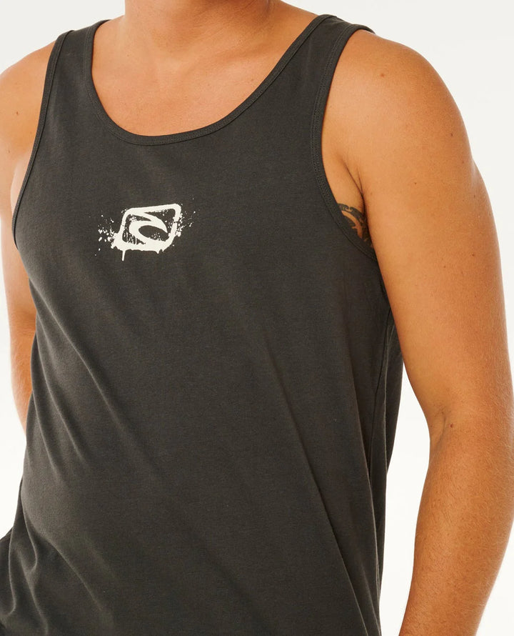 Ripcurl Tank Top Inner Visions - Washed Black