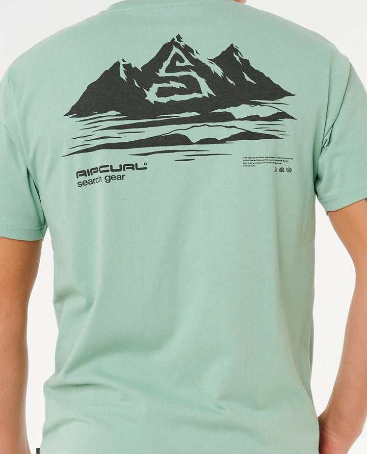 Ripcurl T-Shirt Vaporcool Search Peak - Aloe