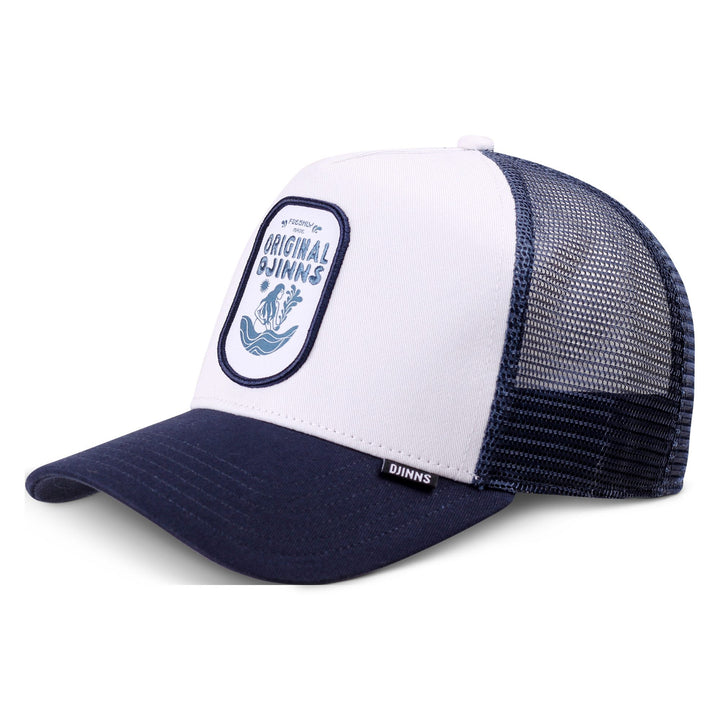 Djinns HFT Original Djinns Trucker Cap -  White/Navy