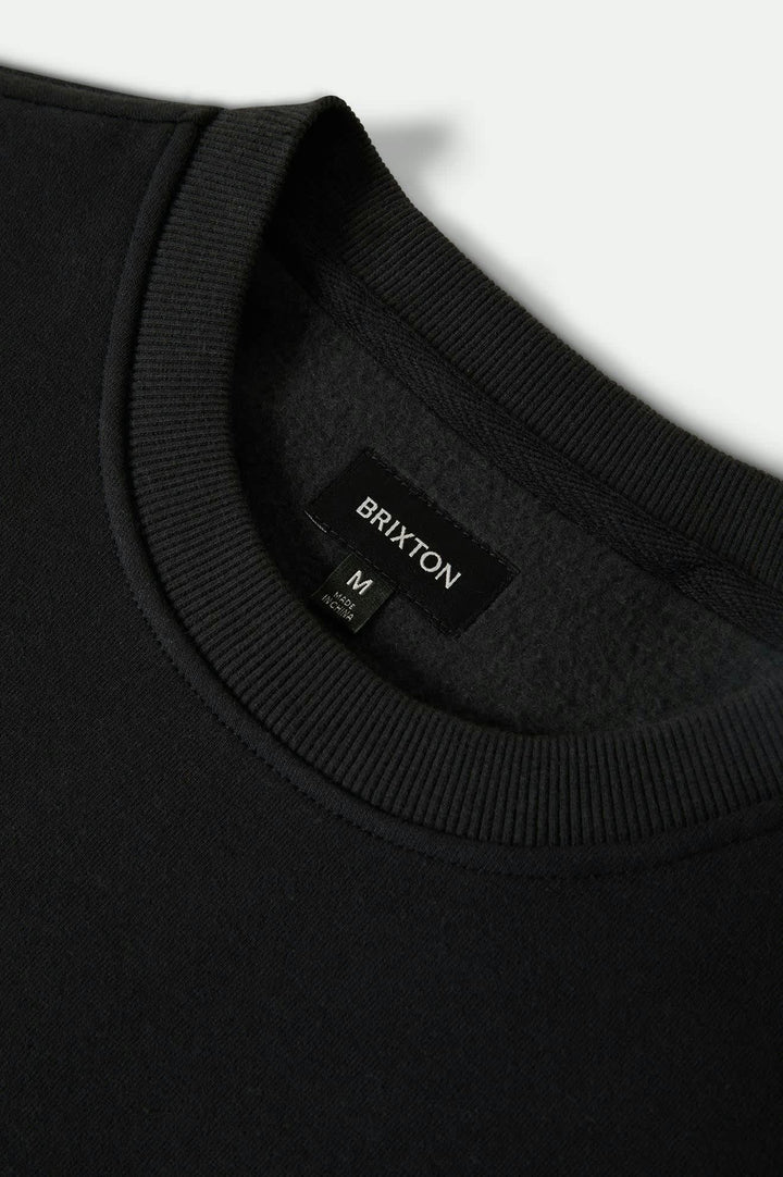 Brixton Lightening Crew Sweatshirt -  Black
