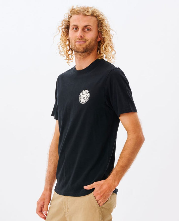 Ripcurl Wetsuit Icon T-Shirt - Black