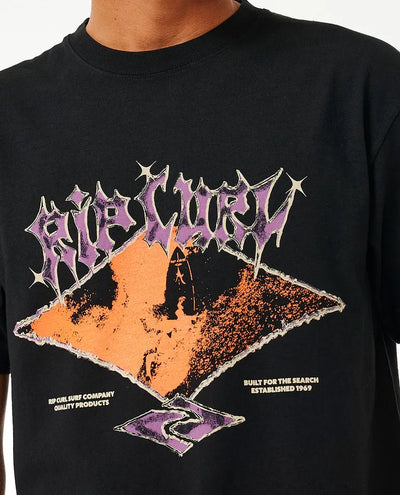 Ripcurl Metal Core Quality T-Shirt - Black