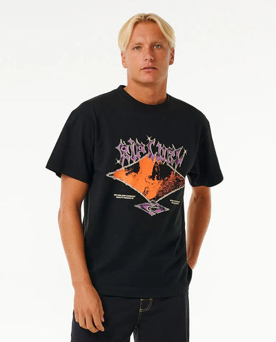Ripcurl Metal Core Quality T-Shirt - Black
