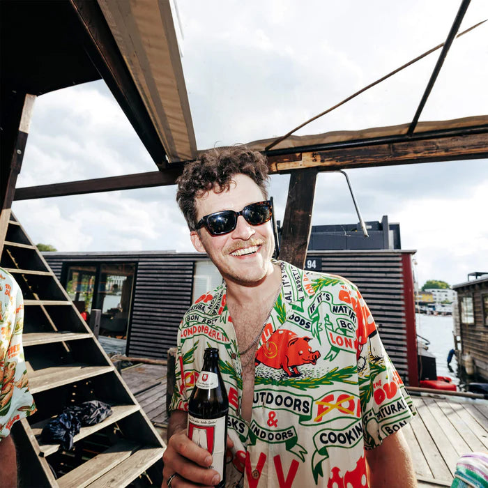 The Dudes Cooking With Risks Hawaiian Shirt Hemd - Multicolor