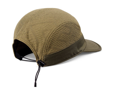 Djinns Summer Knit Soft Flat 5 Panel Cap - Olive