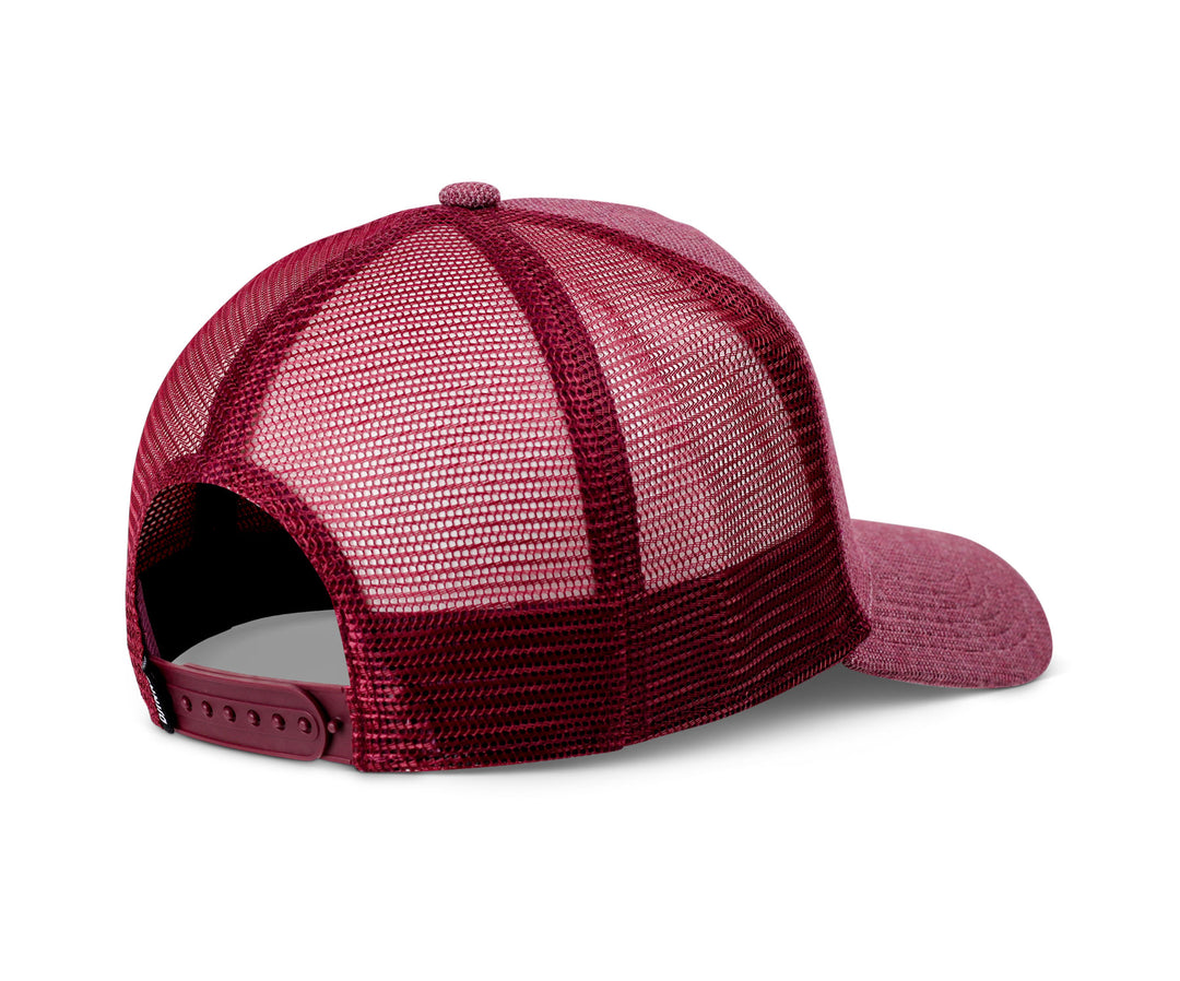 Djinns HFT DNC Wafflemelange Trucker Cap - Wine