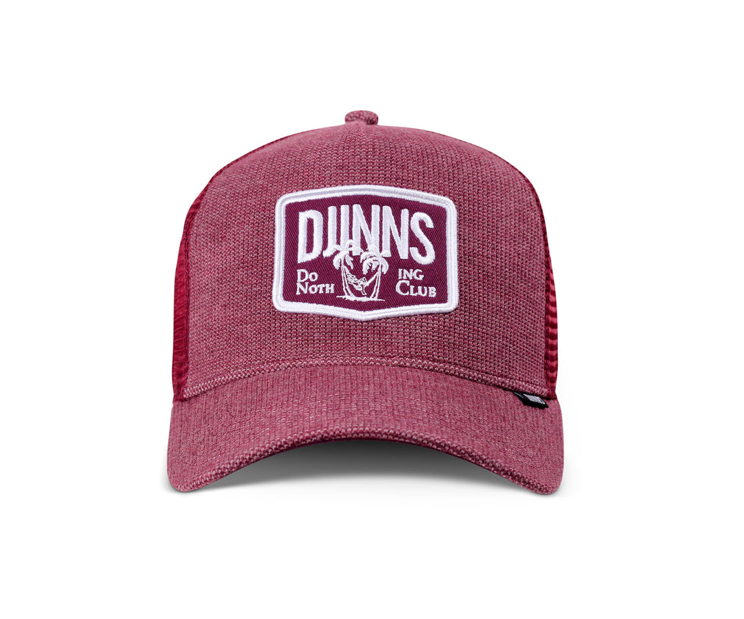 Djinns HFT DNC Wafflemelange Trucker Cap - Wine